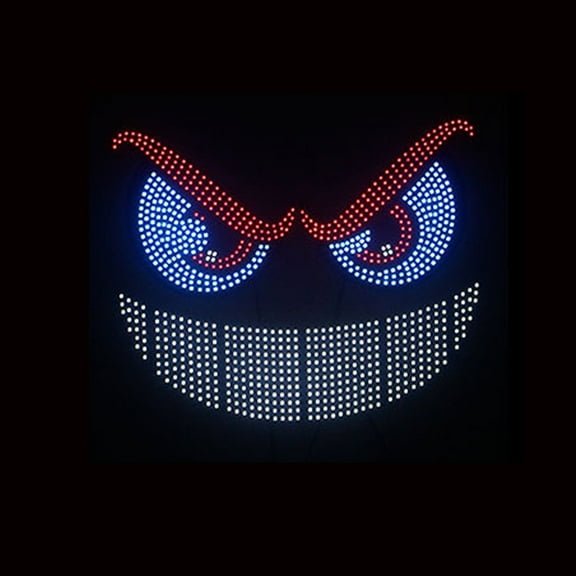 Staron USB Car Eye LED Decorative Light, Rear Window Mood Remind Safety Light, Eye Design LED Strip for Car Interior Atmosphere and Warning Signal