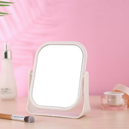 Staron Vanity Mirror, Portable Desktop Makeup Mirror for Dressing Table, Compact Travel Mirror with Stand