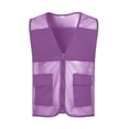 thumbnail image 1 of Staron Women's Breathable Fishing Hiking Vest Jacket V Neck Sleeveless Casual Outdoor Travel Waistcoat with Pockets, Purple L, 1 of 4