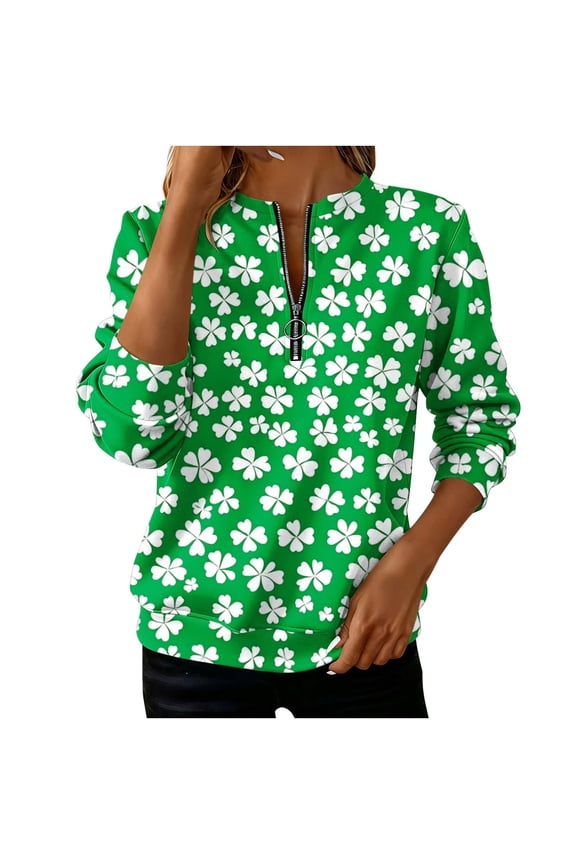 Women's Loose Casual Sweatshirt Long Sleeve Round Neck Tunic Top Funny Print Blouse Comfy Relaxed Fashion Trendy Party Dating, XXL