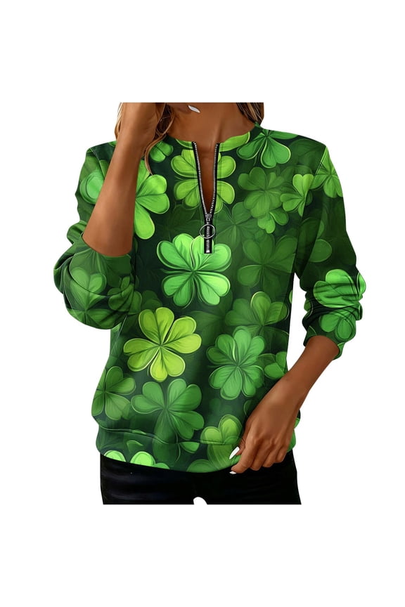 Women's Loose Sweatshirt Casual Long Sleeve Round Neck Funny Print Tunic Blouse Comfy Relaxed Fashion Top for Spring Fall Winter, XXL