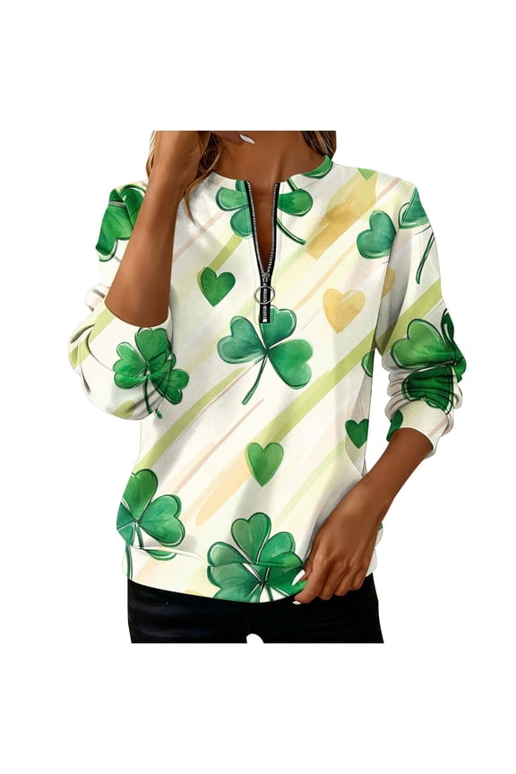 Women's Loose Sweatshirt Casual Long Sleeve Round Neck Tunic Top Funny Print Blouse Comfy Relaxed Fashion Trendy Party Dating, XXL