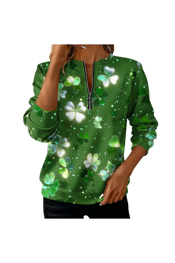 Women's Loose Sweatshirt Casual Long Sleeve Round Neck Tunic Top Funny Print Blouse Comfy Relaxed Fashion Trendy Party, XXL