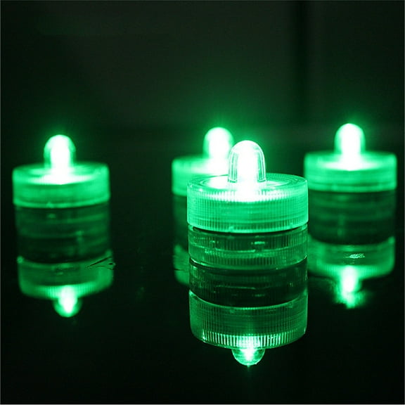 Staron under $5 12Pcs Submersible LED Tea Lights, Waterproof Floating Candles for Pond Pool, Flameless Decorative Lighting