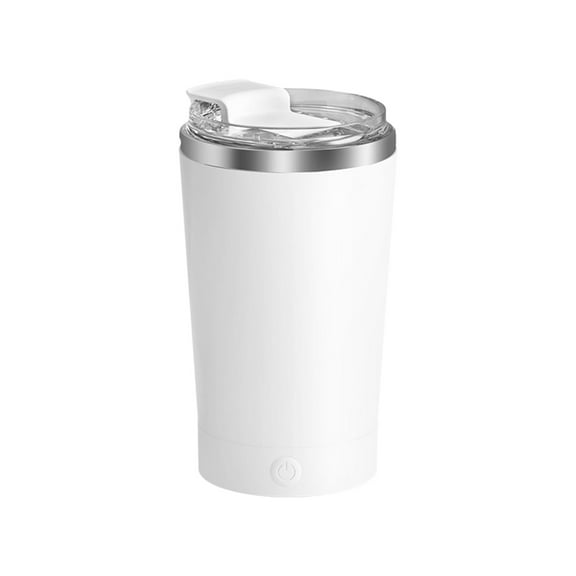 Staron under $5! Automatic Magnetic Stirring Coffee Cup, 420ml USB Rechargeable Mixing Mug with 316 Stainless Steel, Smart Beverage Mixer
