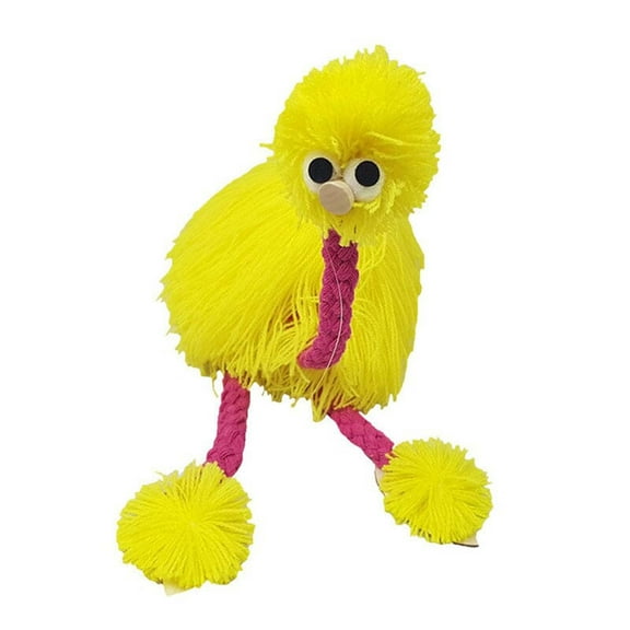 Staron under $5! Children String Puppet Ostrich Toy, Traditional Folk Enlightenment Puzzle for Kids, Hand Controlled Marionette