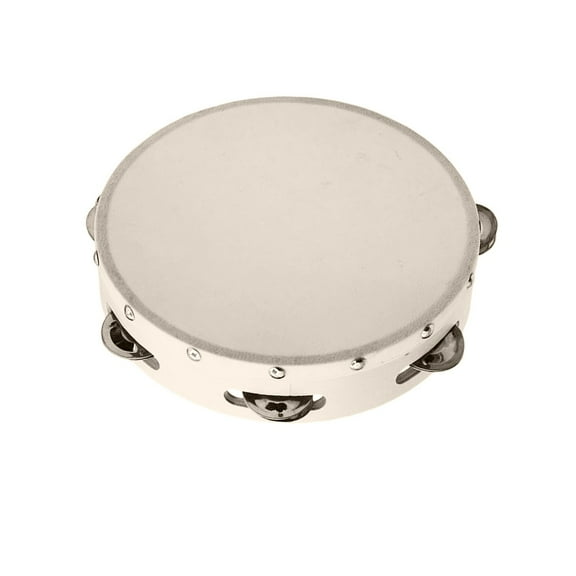 Staron under $5! Hand Tambourine 4-10 Inch Aluminum Alloy, Kids Musical Instrument with Metal Jingles, Wooden Frame Drum for Rhythm Play