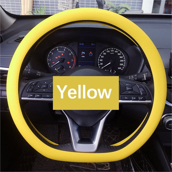 Staron under $5! Non-Slip Steering Wheel Cover, Wear-Resistant Protective Cover for Car Driving, Auto Steering Wheel Cover