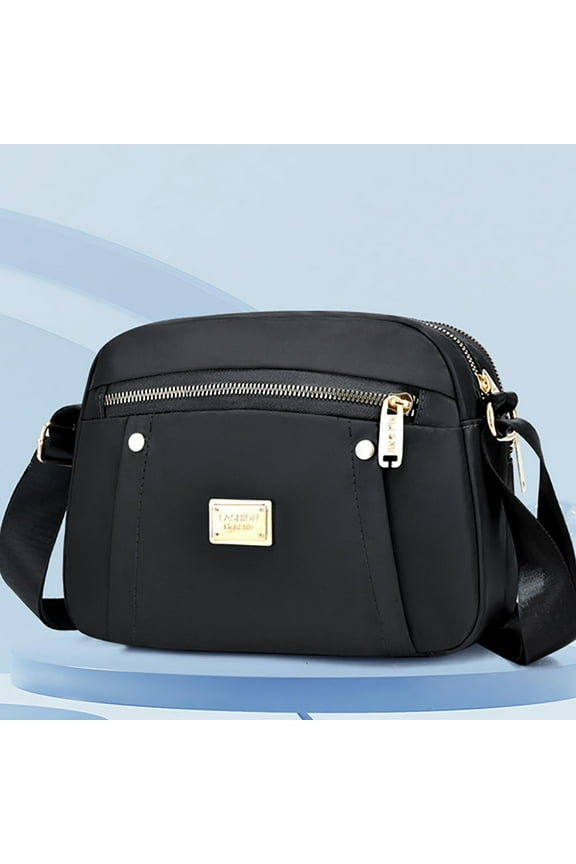 under $5! One Shoulder Crossbody Bag, Large Capacity Multi-Compartment Women's Messenger Bag Purse, Fashion Handbag, Women's Shoulder Bag