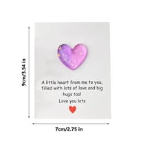 Staron under $5! Pocket Heart Anxiety Relief Toy, Valentine's Day Birthday Gift for Family, Romantic Comfort Gift