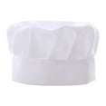 thumbnail image 1 of Staron under $5 Professional Chef Hat with Elastic Back, Adult Baker Headwear for Kitchen Cooking, One Size Fits All, 1 of 2