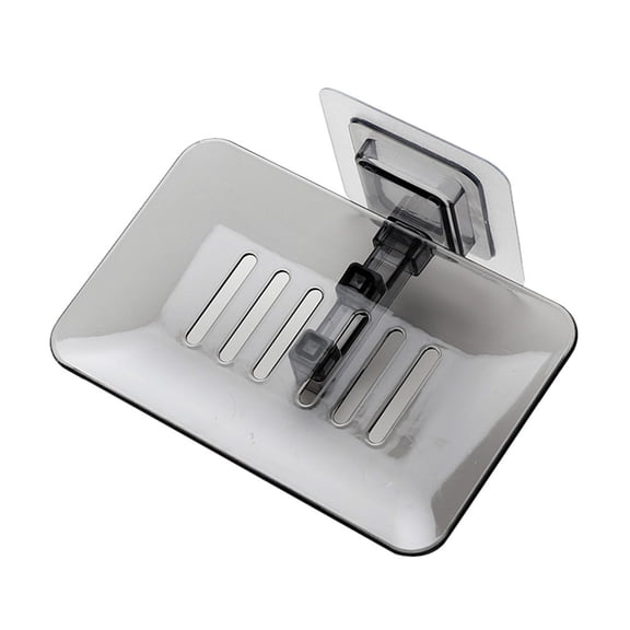 Staron under $5 Shower Soap Dish Holder, Wall Mount Bathroom Soap Case, Drainage Soap Storage Box