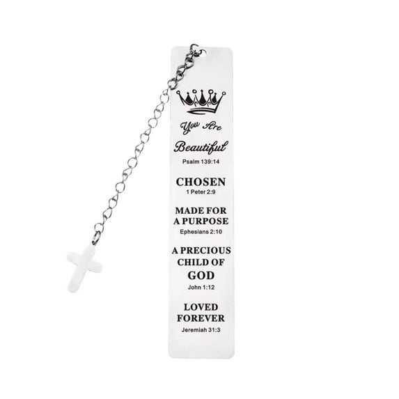 Staron under $5 Stainless Steel Bookmarks, Personalized Thanksgiving Gift with Literary Wind Pattern, Reading Accessories Book Markers