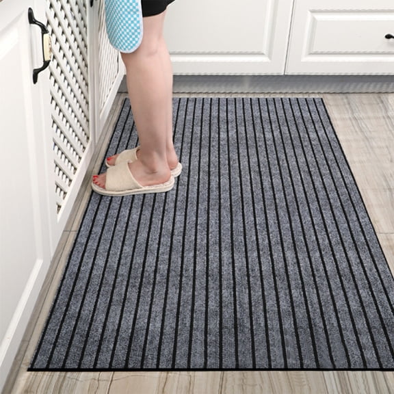 Staron under $5 Striped Carpet 60x40cm Polyester Rug, Non-Slip Floor Mat for Living Room Bedroom Balcony, Soft Home Decor Carpet