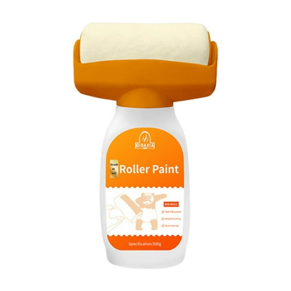 Staron under $5! Wall Repair Roller Brush 2 in 1 Paste Paint, Water Based Coating for Cracks Stains Graffiti, DIY Renovation Tool