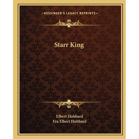 Starr King (Paperback)