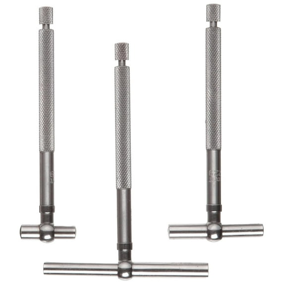 Starrett S229FZ Telescoping Gauge With 1 Telescoping Arm Set, 1/2" - Range, Handle Length, 3 Pieces