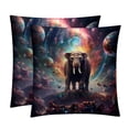 thumbnail image 1 of Starry Animals Exclusive Velvet Throw Pillow Inserts Set of 2 with Unique Patterns - 16x16, 18x18, 20x20 Inches for Pillow Covers and Decorative Pillows for Home, 1 of 6