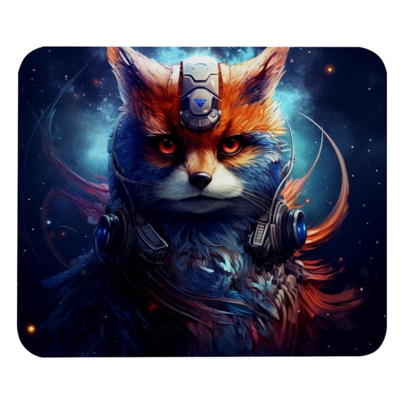 Starry Animals Gaming Mouse Pad, Mouse Mat, Mouse Pad - Square, 8.3x9.8 Inch, Printed, Non-Slip Rubber Bottom - Suitable for Office and Gaming