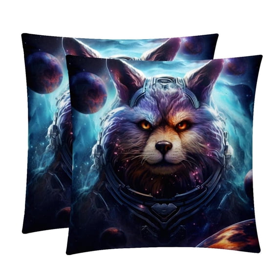 Starry Animals Inserts Set - 2-Pack Decorative Pillows with Unique Patterns for Throw Pillow Covers for Home Decor, Sofa, Bed - Available in 16x16, 18x18 & 20x20