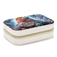 thumbnail image 1 of Starry Animals Velvet Portable Jewelry Box with Removable Compartment - Ultimate Gift for Bracelet and Earring Organization, 1 of 7