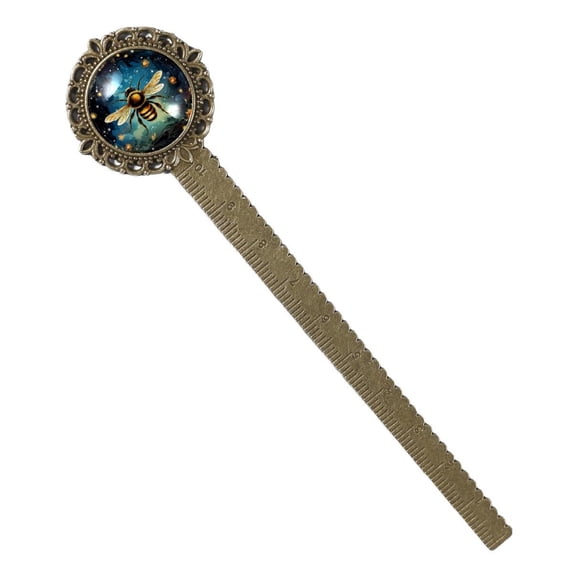 Starry Bee Book Lovers' Antique Bronze Lace Bookmark - Ideal Gift for Bookmarks and Book Marks