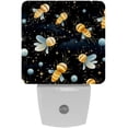 thumbnail image 1 of Starry Bee LED Square Night Lights - Energy Efficient and Sleek Design - for Bedroom or Living Room - Easy to Install - Dimmable and Remote Controlled, 1 of 6
