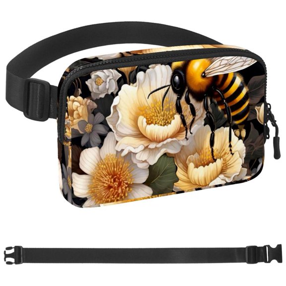 Starry Bee Waist Pack Bag Fanny Pack for Men&Women Hip Bum Bag with Adjustable Strap for Outdoors Workout Traveling Casual Running Hiking Cycling