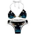 thumbnail image 1 of Starry Bees in the Sky Detachable Sponge Adjustable Strap Bikini Set Two-Pack - Swim Suit Swimsuits One-Piece Swimsuits, 1 of 6