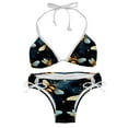 thumbnail image 1 of Starry Bees in the Sky Detachable Sponge Adjustable Strap Bikini Set, Two-Pack Swim Suits for Versatile Swim Wear Looks, 1 of 6