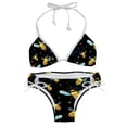 thumbnail image 1 of Starry Bees in the Sky Detachable Sponge Adjustable Strap Bikini Set Two-Pack for Any Summer Scene, 1 of 6