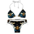 thumbnail image 1 of Starry Bees in the Sky Detachable Sponge Adjustable Strap One-Piece Swimsuit Set - Two-Pack, Beach & Pool Ready, 1 of 6