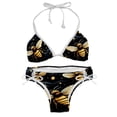 thumbnail image 1 of Starry Bees in the Sky Swimwear Bikini Set with Detachable Sponge & Adjustable Strap, Two-Pack for Beach & Pool Parties, 1 of 6