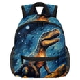 thumbnail image 1 of Starry Dinosaur Cute Printed Backpack with Adjustable Shoulder Strap, Large Capacity, Lightweight, 1 of 6