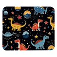 thumbnail image 1 of Starry Dinosaur Square 8.3x9.8 Inch Non-Slip Rubber Bottom Printed Desk Mat Gaming Mousepad Mouse Mat for Office and Gaming, 1 of 6