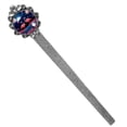 thumbnail image 1 of Starry Flamingos Book Mark: a Vintage Silver Lace-Edged Bookmark - a Thoughtful Gift for Readers and Book Lovers, 1 of 5