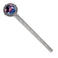thumbnail image 1 of Starry Flamingos Vintage Silver Lace-Edged Bookmark: a Gift for Readers and Book Lovers, 1 of 5