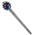 thumbnail image 1 of Starry Flamingos Vintage Silver Lace-Edged Bookmark: a Gift for Readers and Book Lovers, 1 of 5
