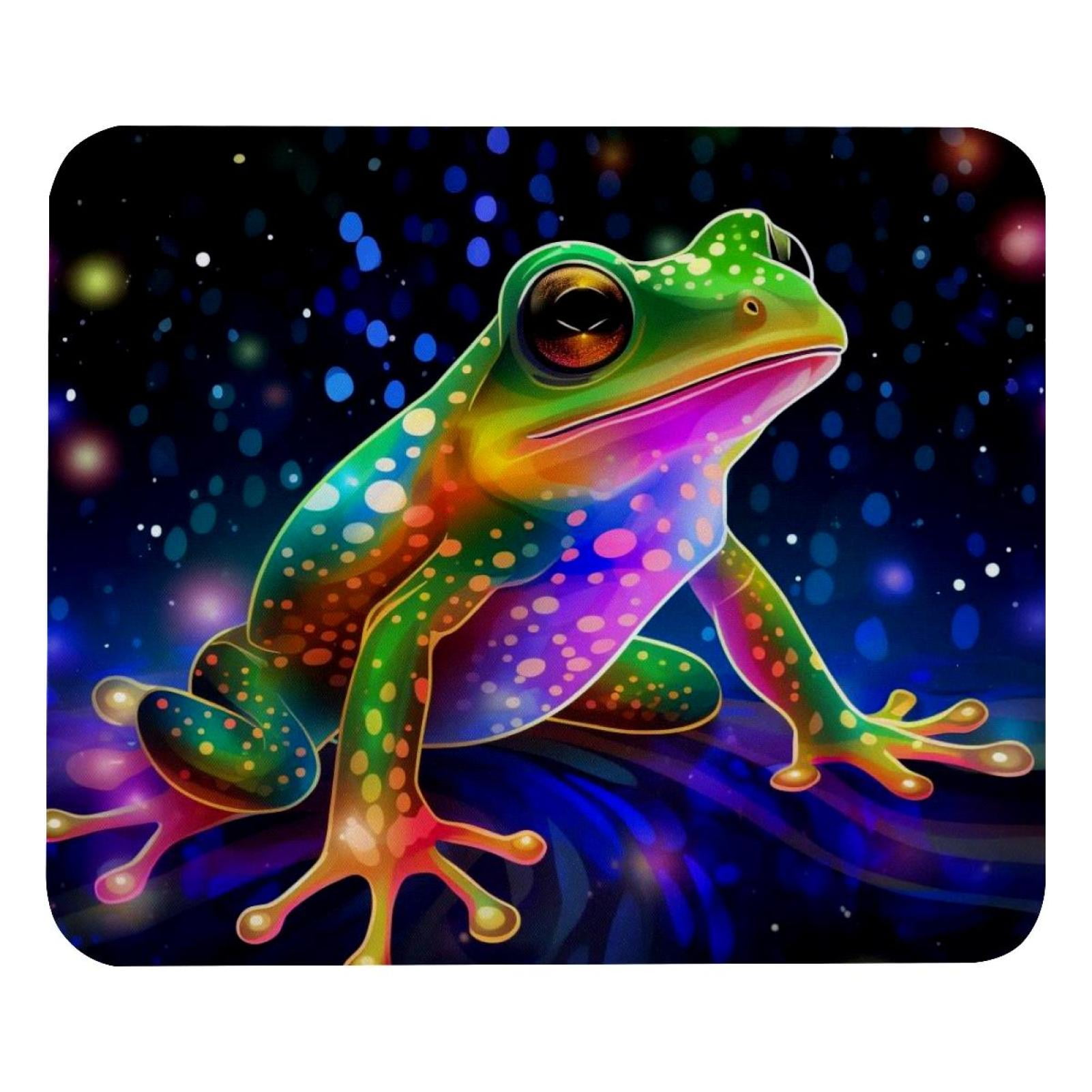 Starry Frog Mouse Pad, Rubber Base Computer Mouse Pads for Wireless ...
