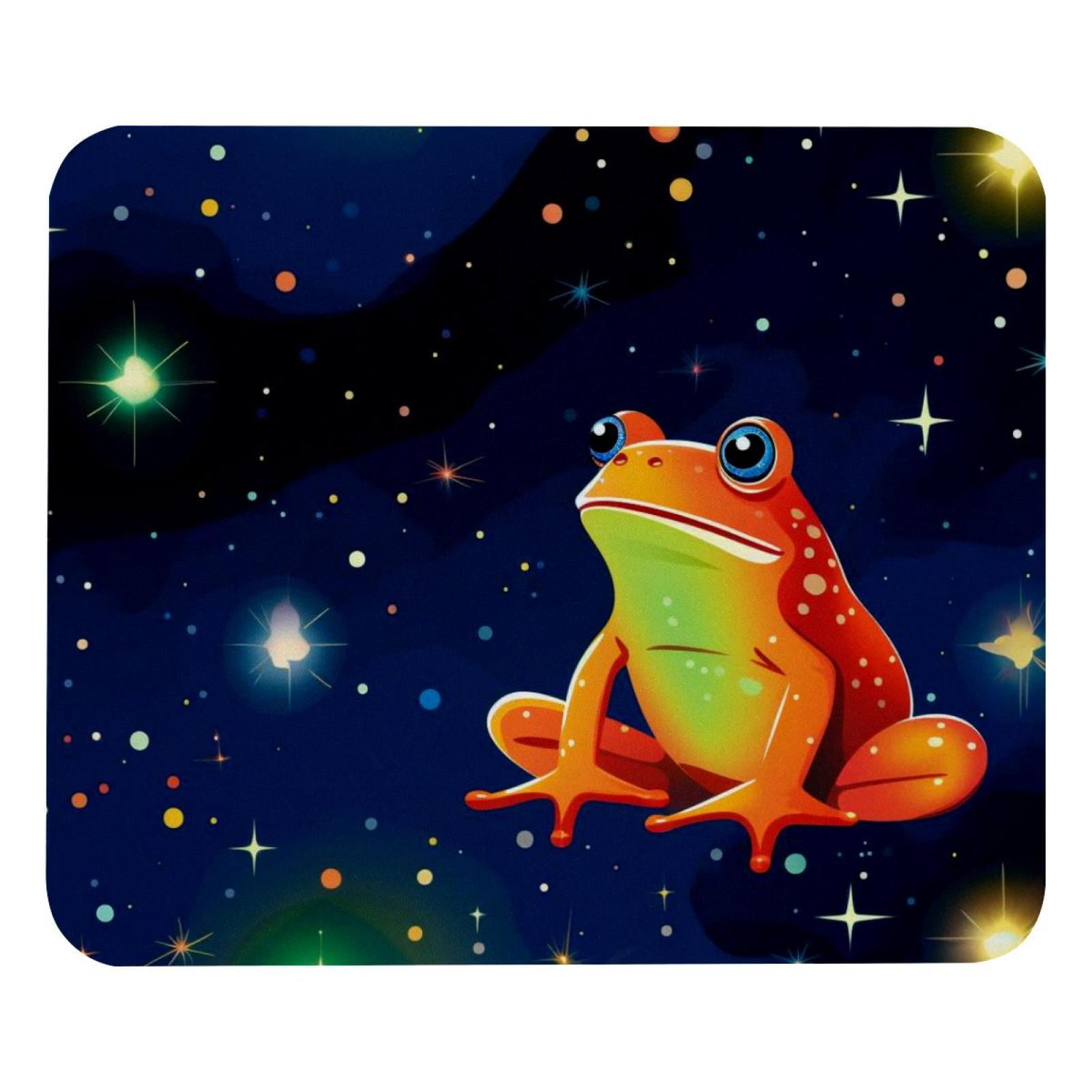 Starry Frog Mouse Pad, Rubber Base Computer Mouse Pads for Wireless ...