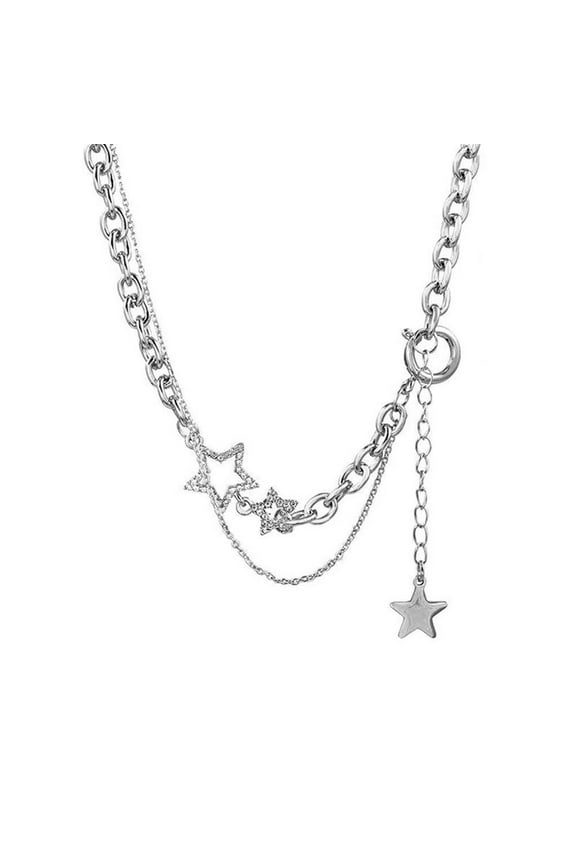 Starry Glittering Star Necklace - Elegant & Lightweight Jewelry for Women