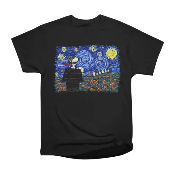 Starry Great Pumpkin Night T-Shirt Tee Gift For Him Merch For Her Apparel For Friend