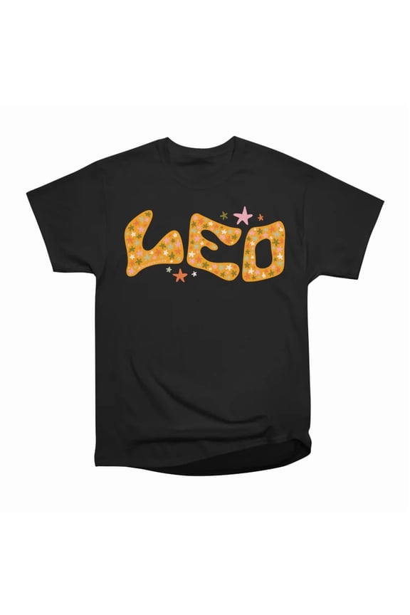 Starry Leo T-Shirt Tee Gift For Him Merch For Her Apparel For Friend