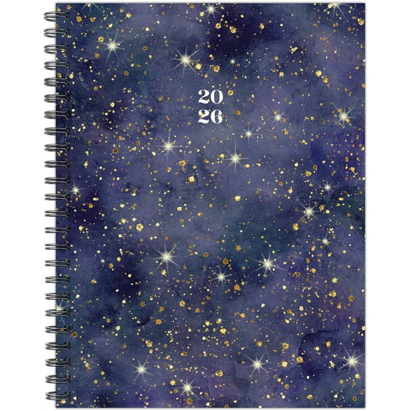 Starry Night 2026 6.5" x 8.5" Weekly Monthly Softcover Planner
