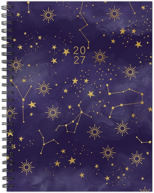 Starry Night 2027 6.5 X 8.5 Weekly Monthly Softcover Planner, (Paperback)