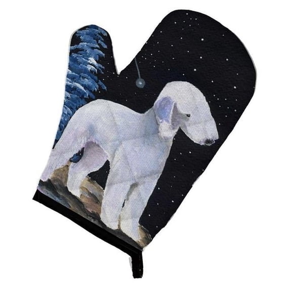 Starry Night Bedlington Terrier Oven Mitt
