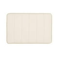 thumbnail image 1 of Starry Night Beige Bath Rug, Slip Resistant, 17 " x 24", 1 of 7