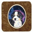 thumbnail image 1 of Starry Night Bernese Mountain Dog Foam Coasters - Set Of 4- 3.5 x 3.5 In., 1 of 1