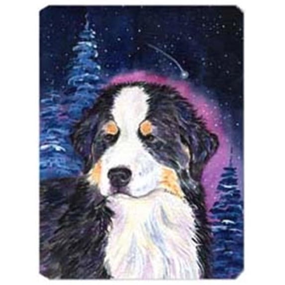 Starry Night Bernese Mountain Dog Mouse Pad