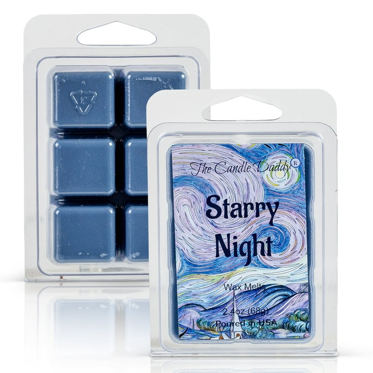 Starry Night - Best Night Ever- Scented Wax Melt Cubes - 2.4 Ounces -6  Cubes 1 Pack